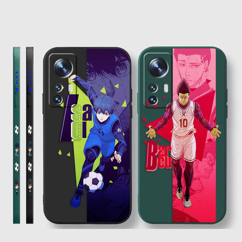 Phone Case For Xiaomi 13 12 12T 12S 11 11T 10 10S 9 Pro Ultra Lite Colour Case Cover Funda Cqoue Shell Capa Fookball B-BLUE LOCK