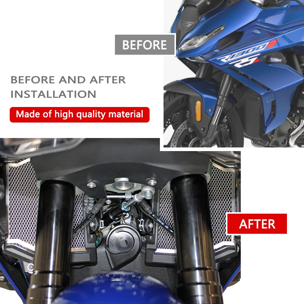 Фото Защитная решетка радиатора для мотоциклов BMW R1300R R1300RS 2025- (аксессуары для мотоциклов) №4