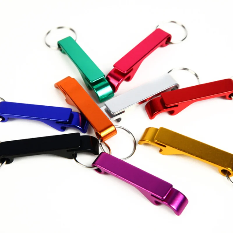 

Creative multifunctional colorful bottle opener portable keychain beer can drink bottle opener beer opener keychain 5PCS/10PCS