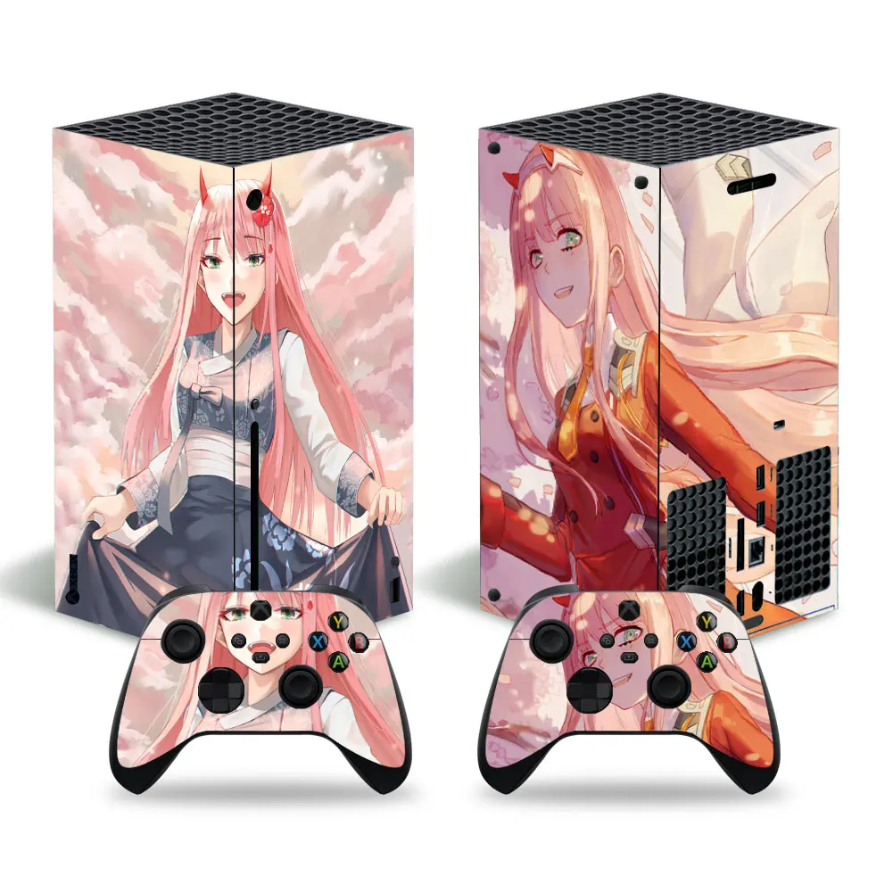 

Comic Girl Style Skin Sticker Decal Cover for Xbox Series X Console and 2 Controllers Xbox Series X Skin Sticker Viny