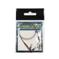 2fishing line stainless steel wire leaderbag with snap swivels wire leadcore leash fit various fishing conditions styles