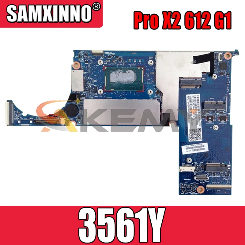 

766628-501 766628-601 Laptop motherboard For HP Pro X2 612 G1 Pentium 3561Y Notebook Mainboard 6050A2627701-MB-A02 SR1DG