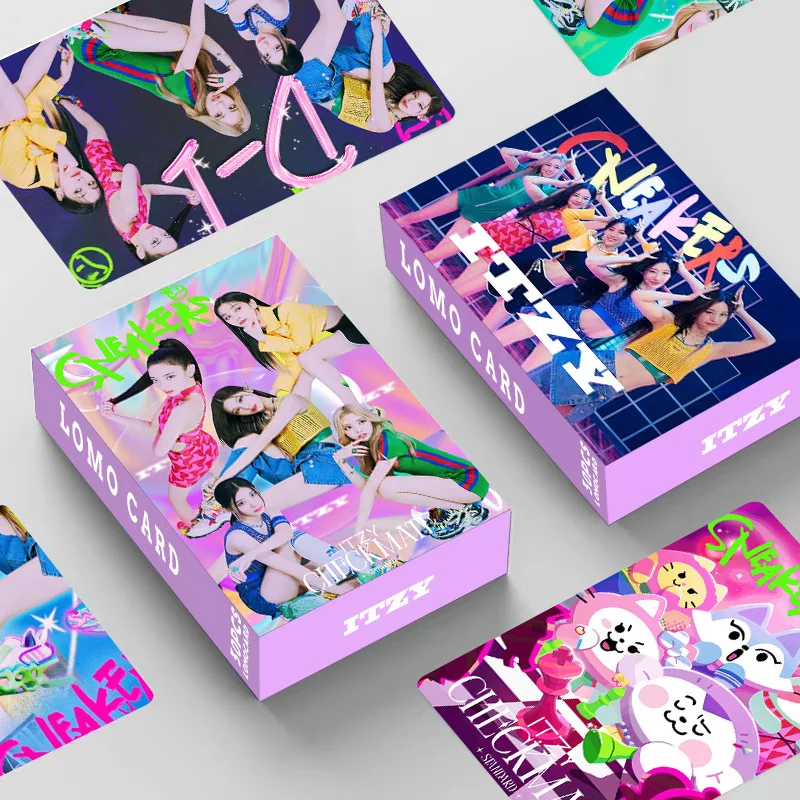 

30Pcs/Set Kpop ITZY New Album Photo Cards YEJI LIA RYUJIN HD Printed Album Photos Postcards Lomo Card For Fans Collection Gift