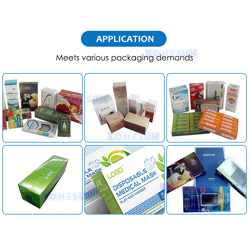 ZONESUN полностью автоматическая упаковочная машина с горизонтальным потоком BOPP