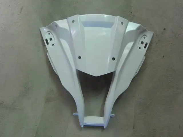 

Fit For Kawasaki Ninja ZX10R ZX-10R ZX1000 2011 2012 2013 2014 2015 Unpainted Front Upper Fairing Headlight Cowl Nose Panlel