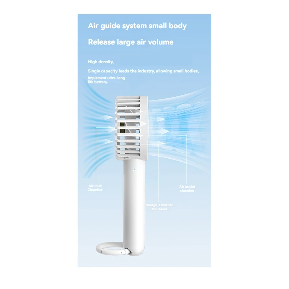 USB ручной мини-вентилятор портативный многофункциональный 3-скоростной