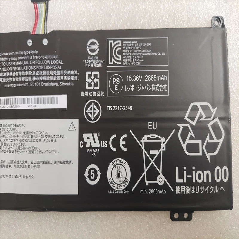L18M4PF0 L18C4PF0 L18D4PF0 Аккумулятор для ноутбука Lenovo ThinkBook 13S K3 K4 IWL K4-ARE 14S IML 20R9 20RM 20RR 20RS