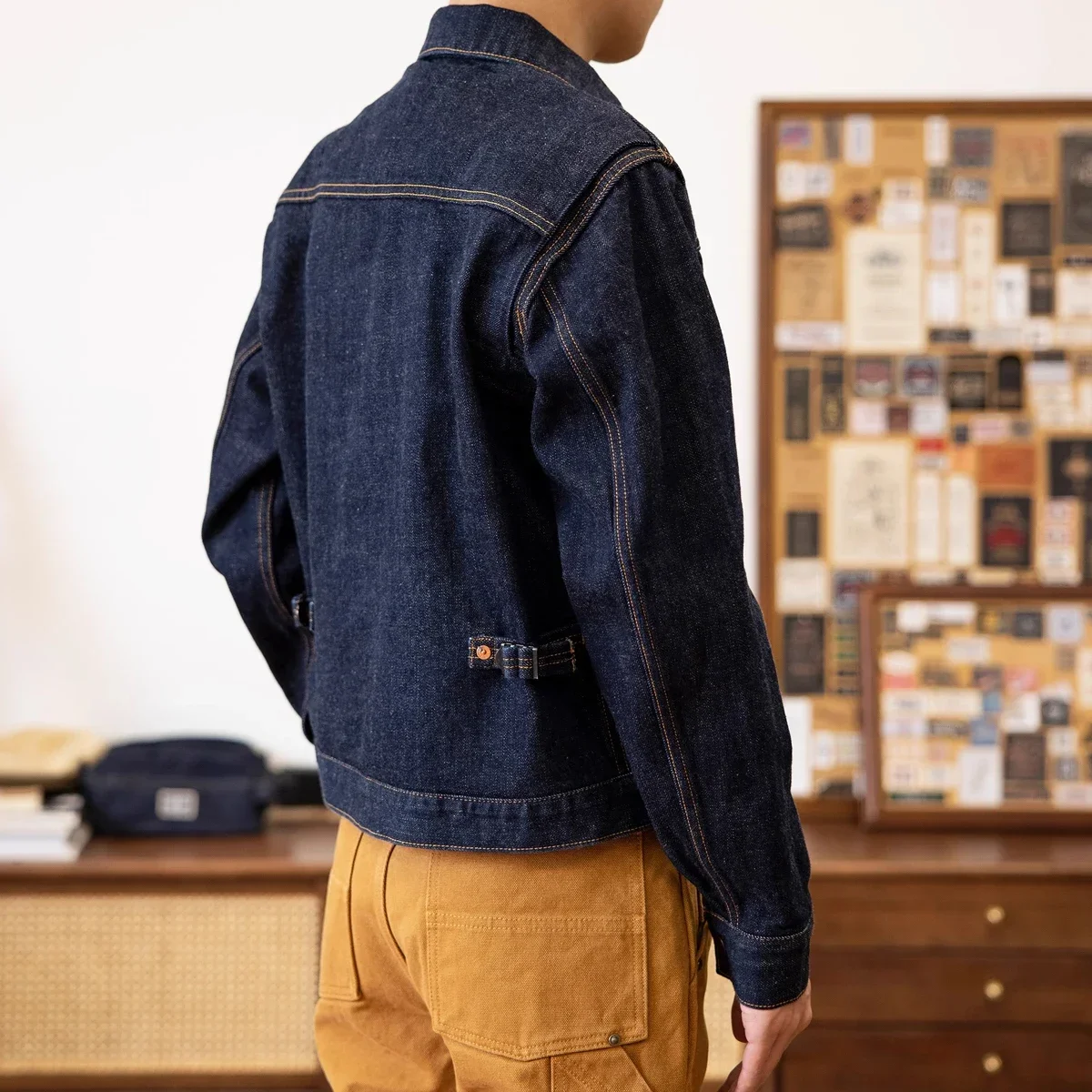 Красная джинсовая куртка Tornado 11MJ Selvedge мужская прочная одежда верхняя в стиле