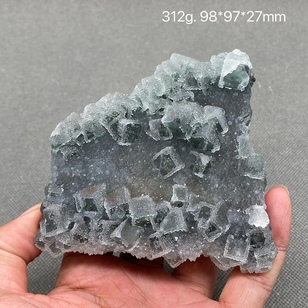 

100% natural China fujian green vitreous fluorite mineral standard crystal ore specimen gemstone