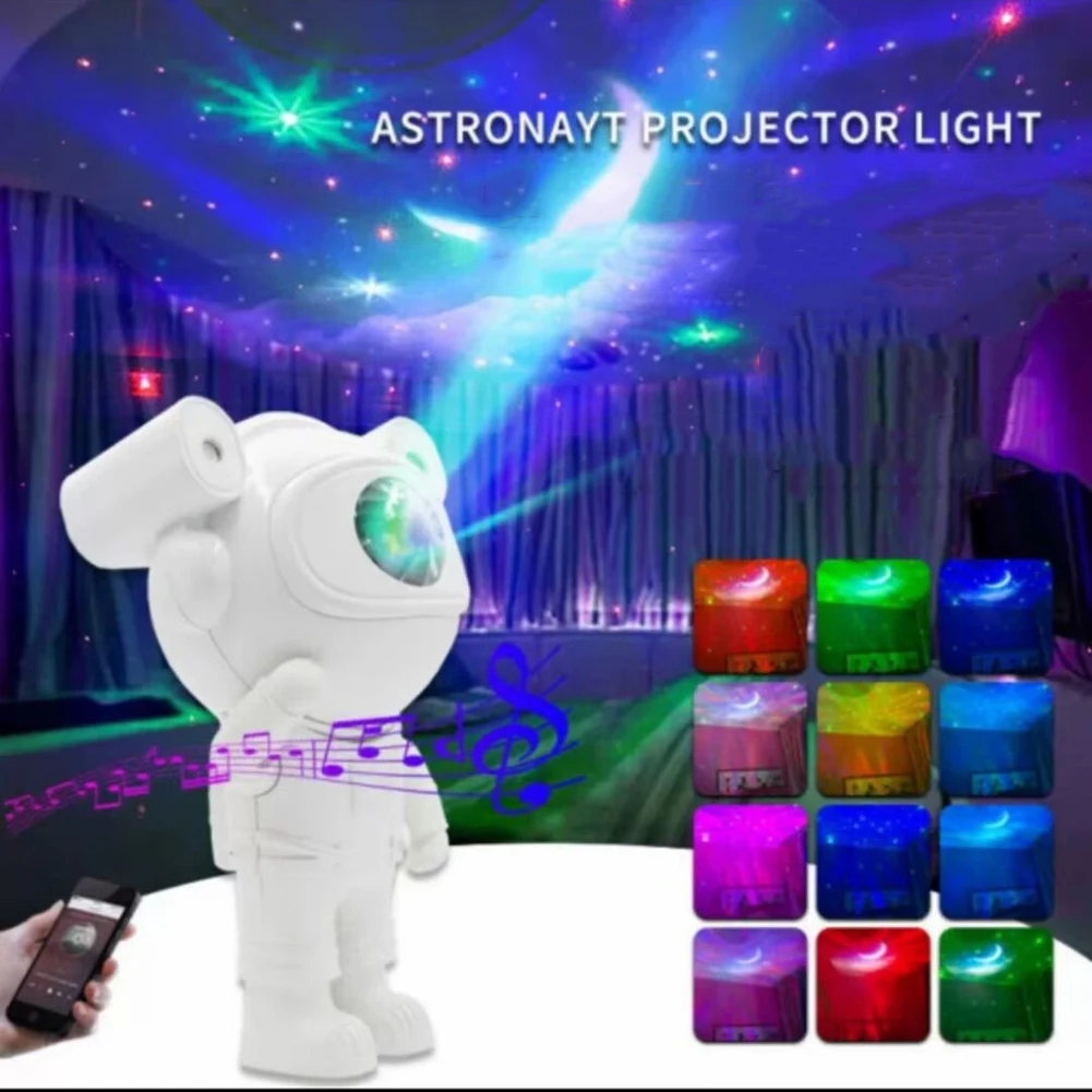 

LED Astronaut Projector Lamp Galaxy Star Porjectors Starry Sky Night Lights Home Room Decoration Atmosphere Lamp with Remote