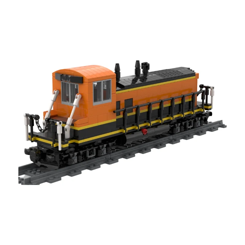 Фото Локомотив-маневровый тягач BNSF EMD SW1500, детали MOC, американская дизельная маневровая локомотивная машина, модель для самостоятельной сборки, для коллекционеров железнодорожных моделей. №3