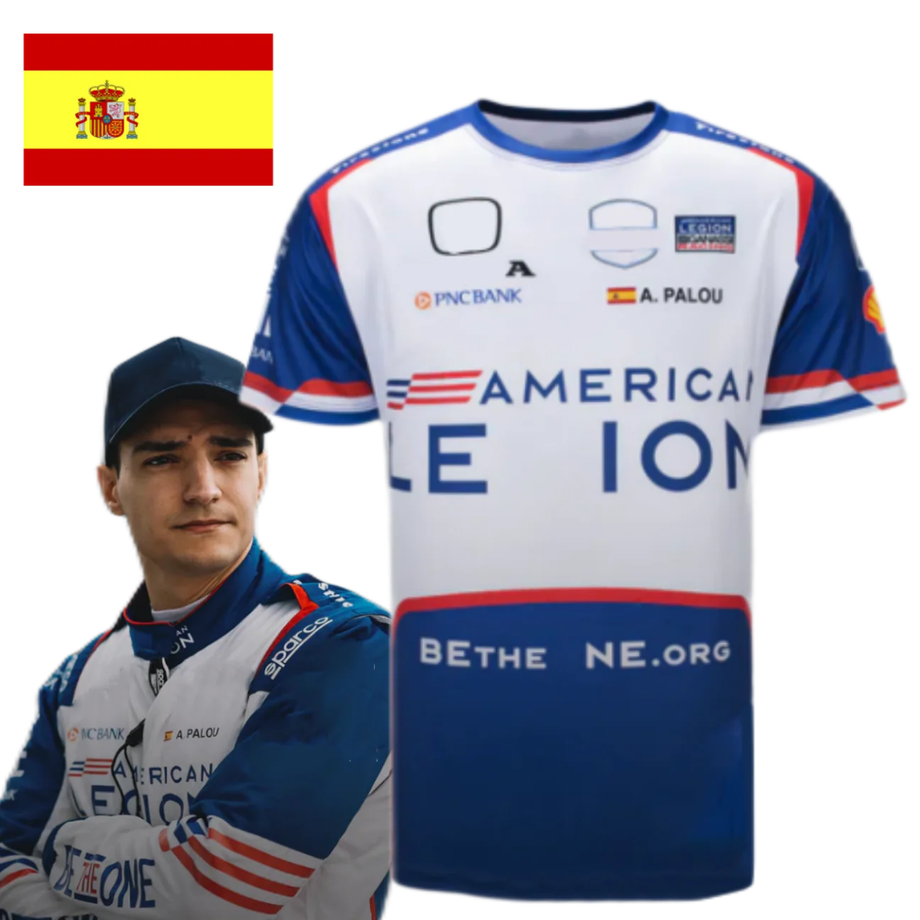 

Indy Car 2023 Alex Palou Jersey Uniform T-shirt F1 Shirt Formula One Racing Suit Men Tees Quick Drying Breathable Short Sleeved