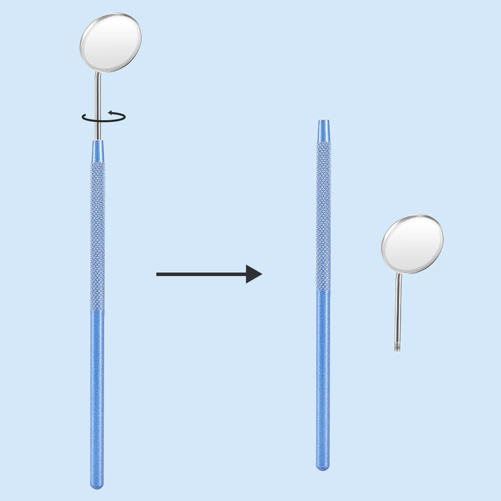 8 шт. стоматологические зеркала для рта Azdent многофункциональное зеркало проверки