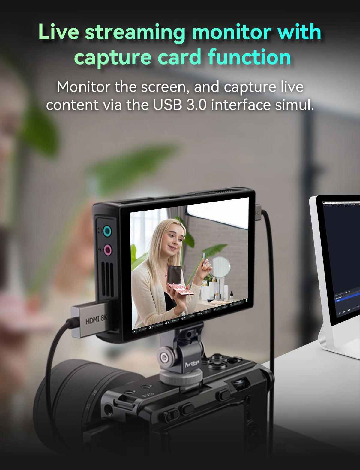 Mortkeys PL5 5 4-дюймовый монитор камеры Live Streamig