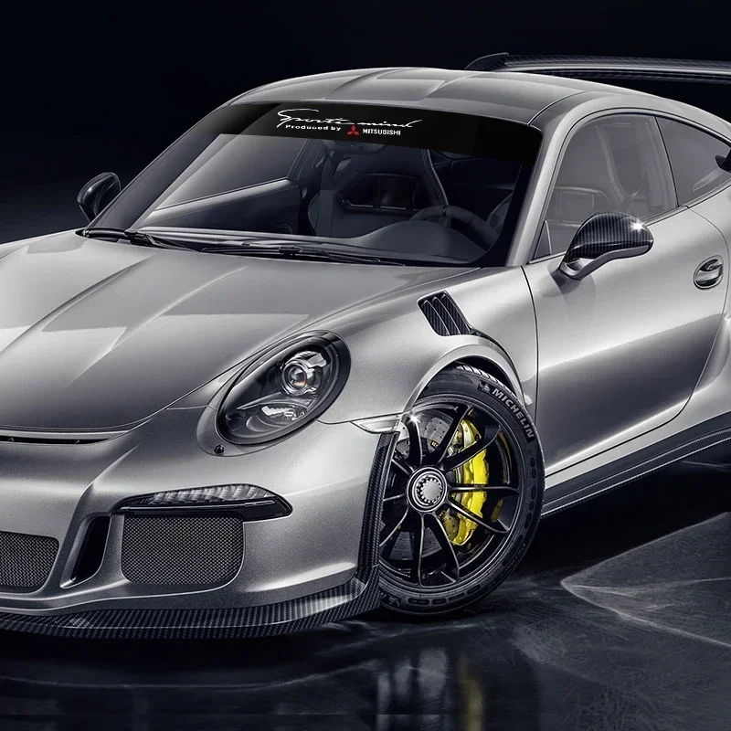 1 шт. наклейка на переднее и заднее окно автомобиля для Mitsubishi Ralliart Outlander Pajero Lancer ASX