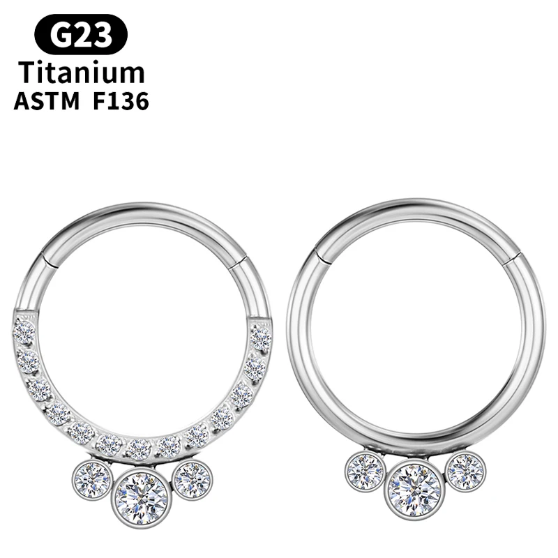 

Пирсинг Титана циркониевое кольцо для носа женское кольцо Clicker G23 Labret козелка завитка ушной раковины