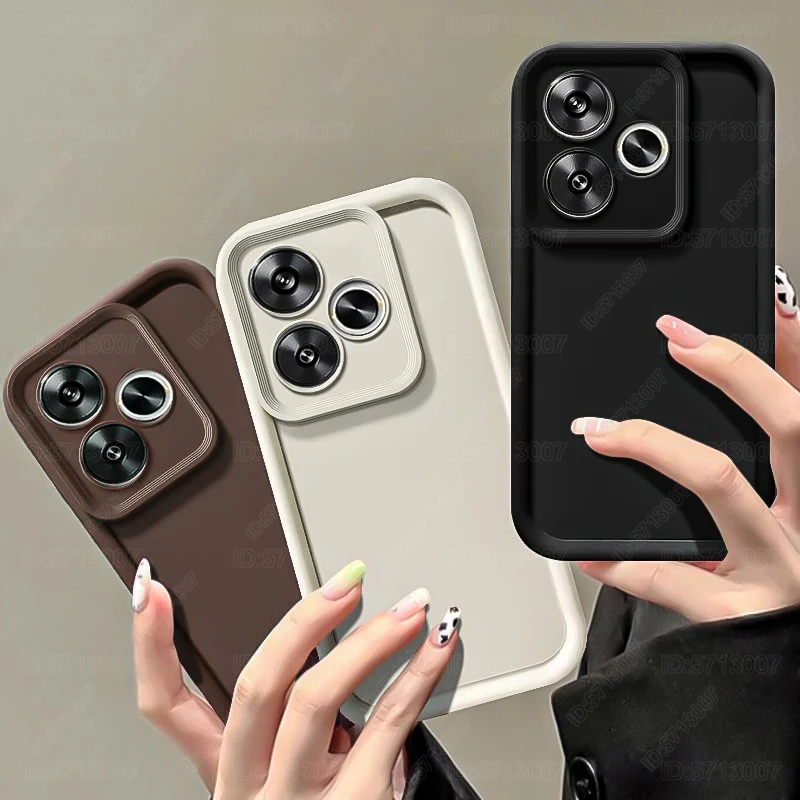 Роскошный Матовый Утолщенный Силиконовый Защитный Чехол Для Xiaomi Poco M6/m5s/x6/x5/x3/f5