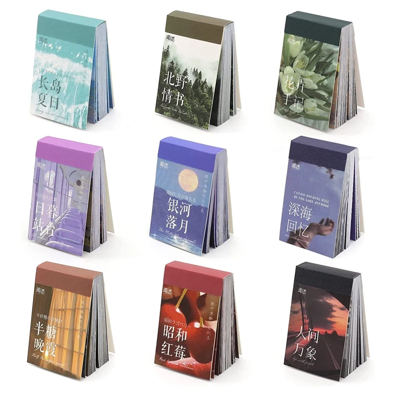 

Набор стикеров Washi, набор из 9 предметов для скрапбукинга, дневника, планировщика, альбома, дневника, блокнота для творчества, творчества, изг...