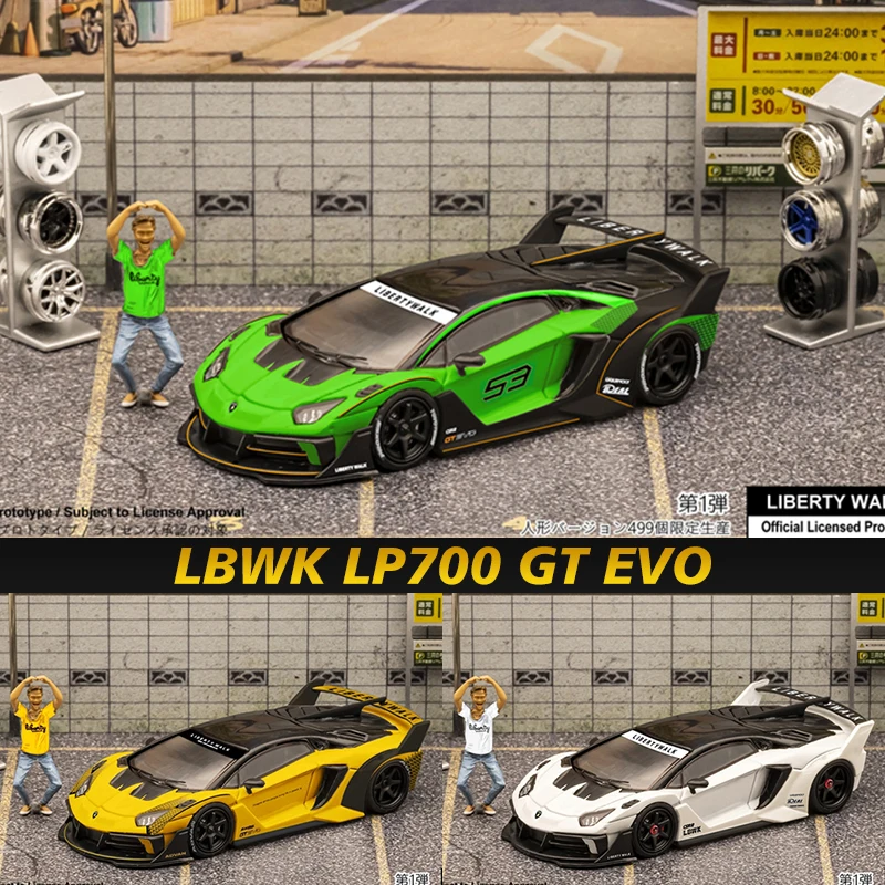 

Star Model 1:64 LBWK Aventador LP700 GT EVO Alloy Diecast Diorama Car Collection Miniature Carros Toys In Stock