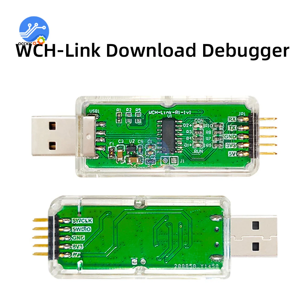 WCH-Link Download Debugger Risc-v Framework Mcu Online Debugging Swd Interface Chip Programming