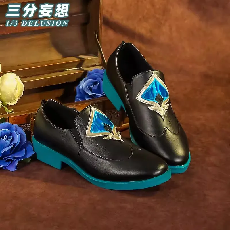 InYoYoYo Aventurine Косплей Honkai: Star Rail Костюм Красивая Униформа Обувь Игровой Мужчины