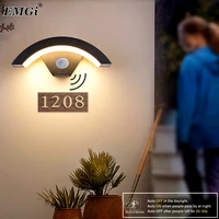 led outdoor lighting garden gate exterior wall decor porch light for home ip65 waterproof outdoor wall light with motion sensor