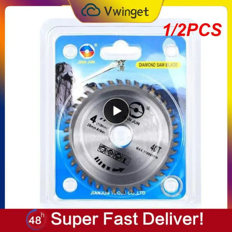 

1/2PCS Cutting Saw Disc Diameter 4 Inch 30/40 Teeth Circular Saw Blade Angle Grinder Saw Disc Carbide Tipped Woodworking Cutter