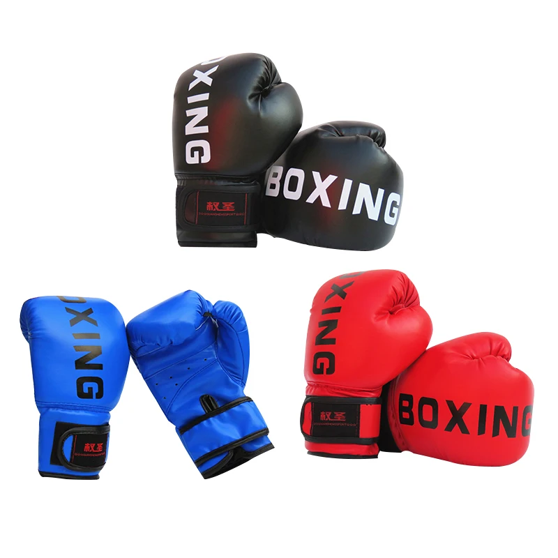 1pair Adult/Children Sanda Taekwondo Boxing Gloves Sanda Fighting Gloves Fighting Handguard Boxing Gloves Adults Kids Equipment