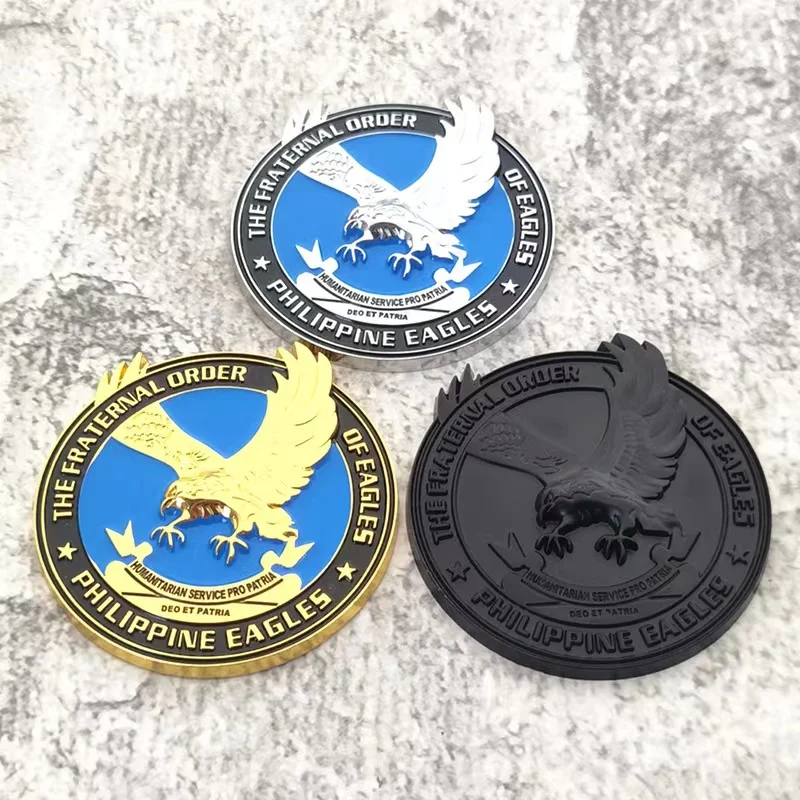 

Metal body affixed with high-grade alloy Philippine Eagle tail logo