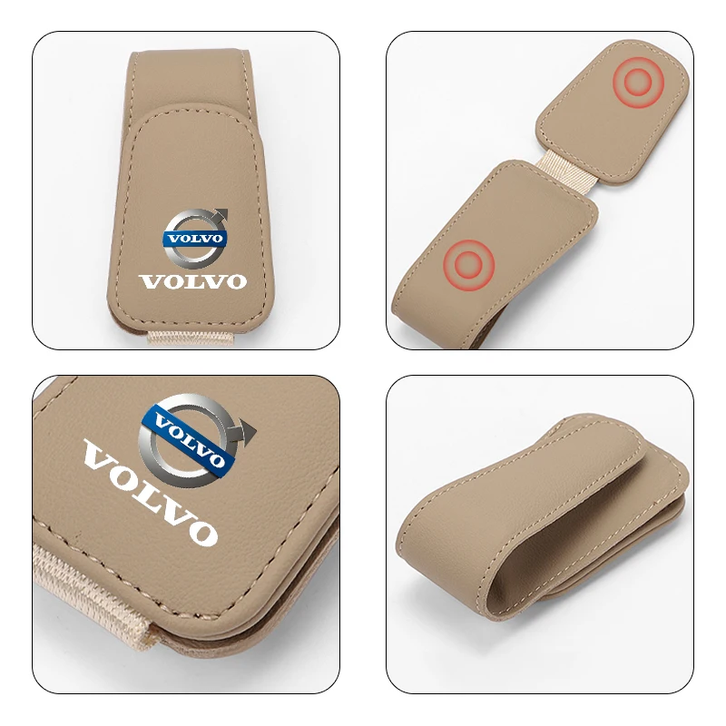 Автомобильный козырек для солнцезащитных очков держатель хранения Volvo XC90 XC60 C30 T6