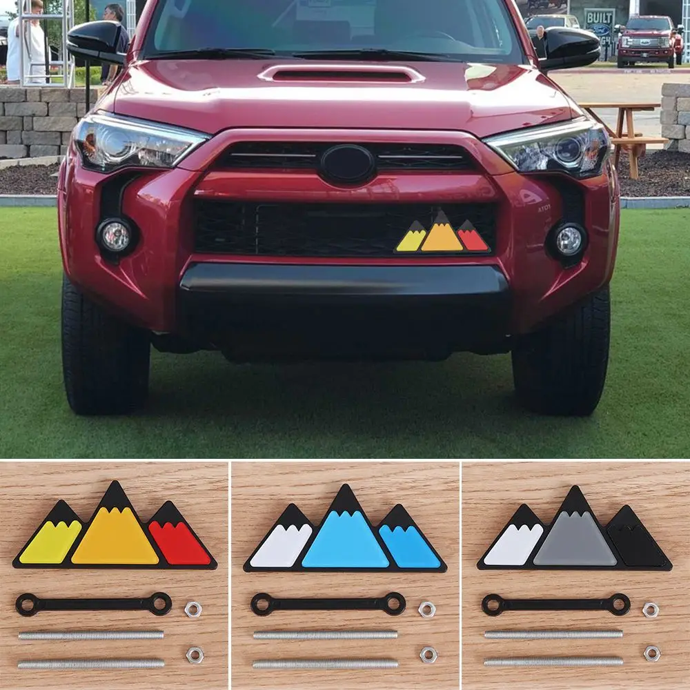 Трехцветная акриловая Эмблема для Toyota Tacoma TRD 4runner Tundra 2018 2019 автомобильные