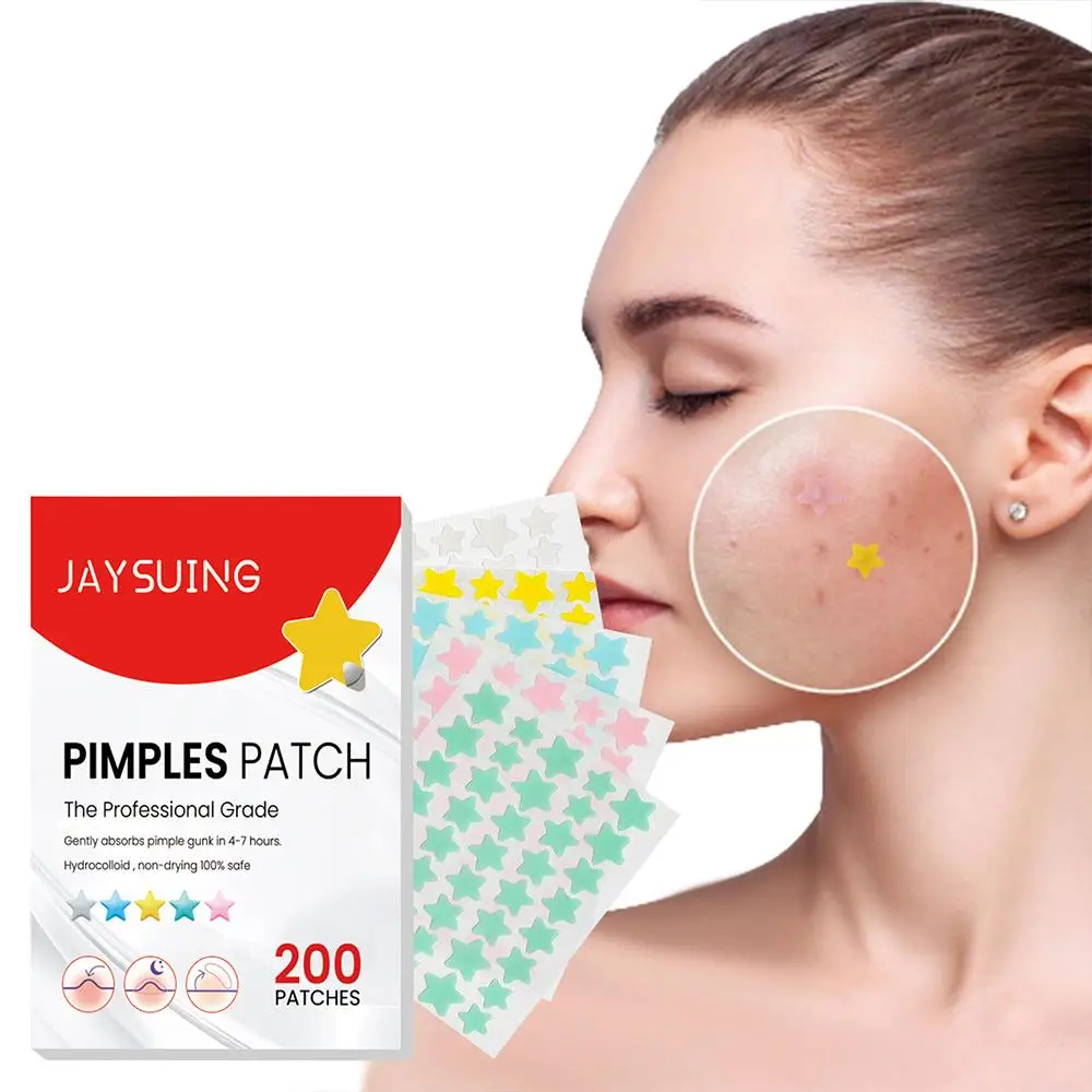 200pcs/set Invisible Acne Pimple Patch Professional Face Skin Care Repair Healing Absorbing Spot Sticker