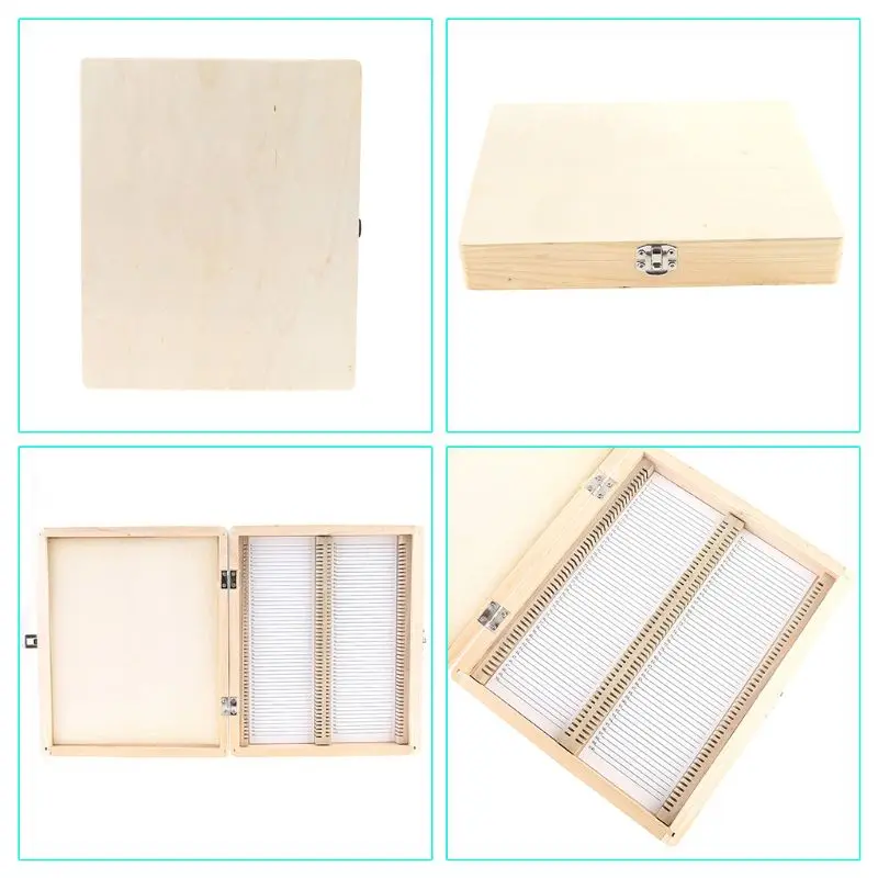 Деревянная коробка для нарезки из 100 предметов патологических нарезок