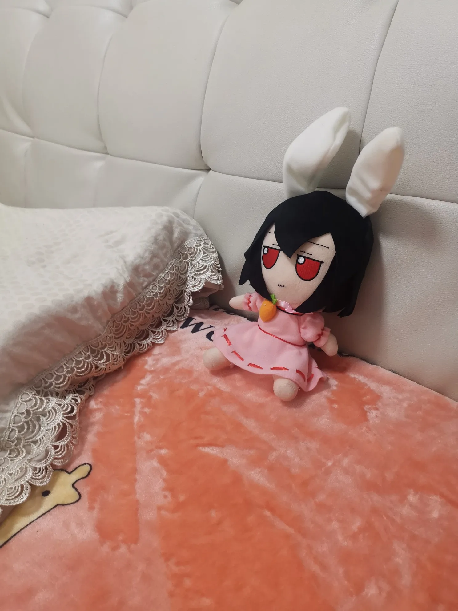 В наличии Высококачественная плюшевая кукла аниме проект TouHou Fumo прекрасная Tewi