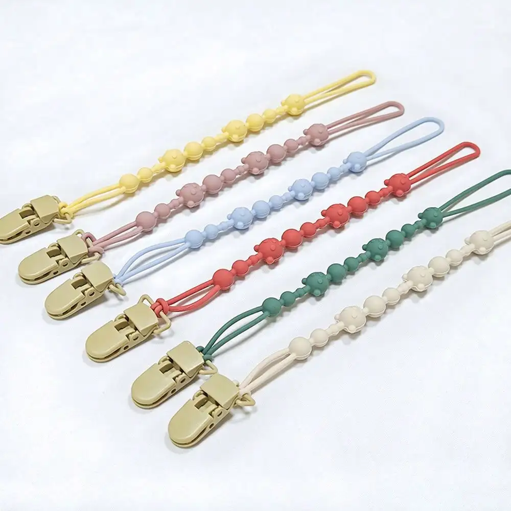 Силиконовые зажимы для сосок новорожденных и младенцев с защитой от потерь