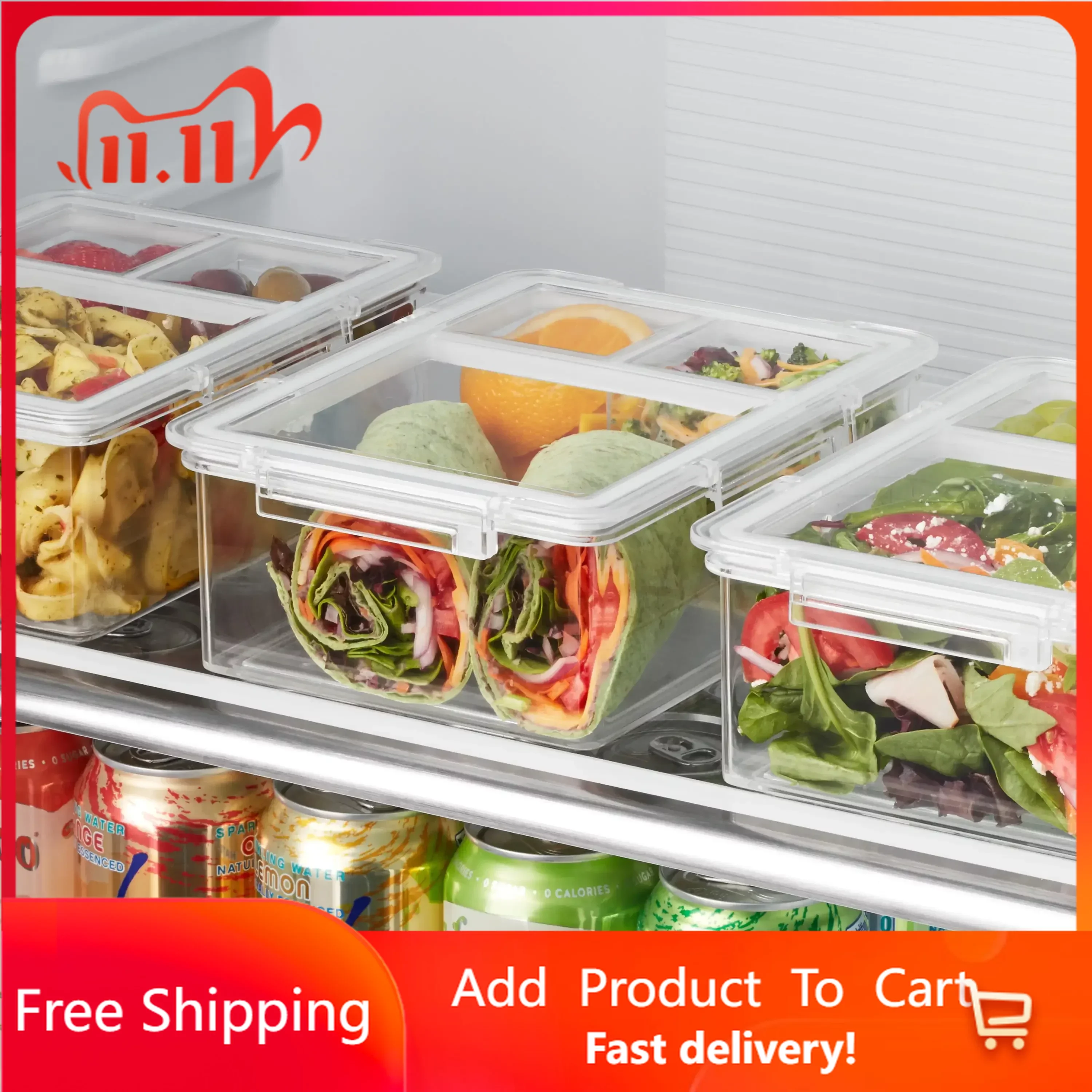 

Контейнер для хранения, упаковка из 3 шт., прозрачный пластиковый контейнер для пищевых продуктов, пищевой контейнер, Кухонный Контейнер для хранения, кухонные предметы