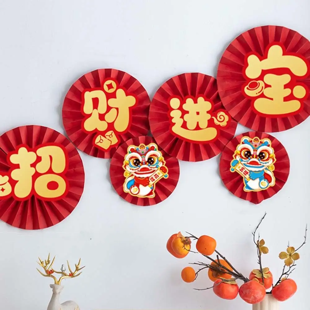 Традиционный китайский бумажный веер с цветами складной ручной работы 2025