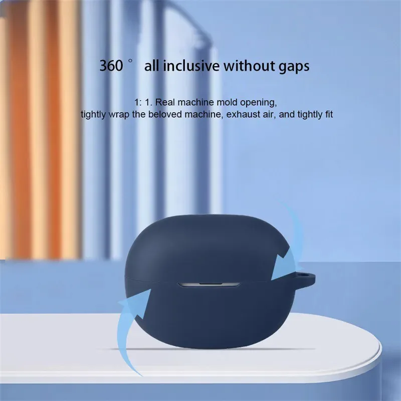Чехол Skinlee для SHOKZ OpenDots Air E210, разноцветный, из жидкого силикона, полностью защитный, для SHOKZ OpenDots Air E210 (art.: 3920dafc58efb) - 3920dafc58efb