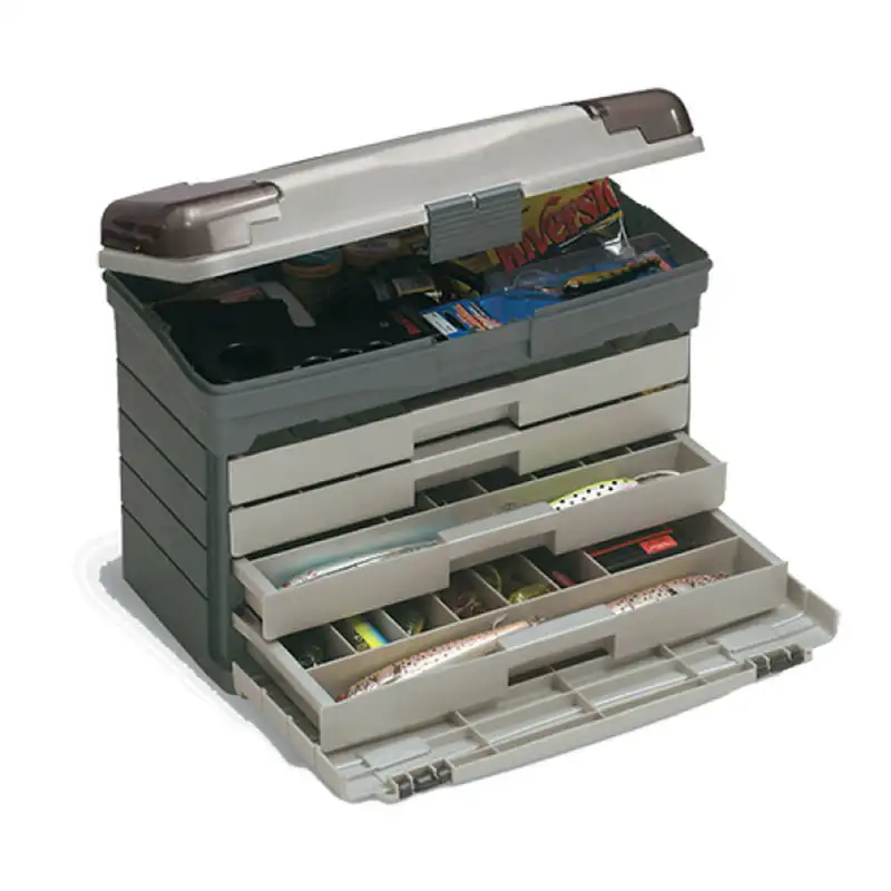 

Guide Series 4-Drawer Tackle Box, Graphite/ Sandstone