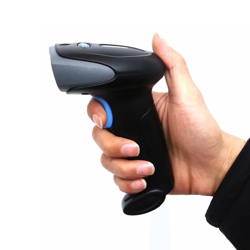 Фото Беспроводной портативный USB-сканер штрих-кодов и QR-кодов RAKINDA (1D/2D) №1