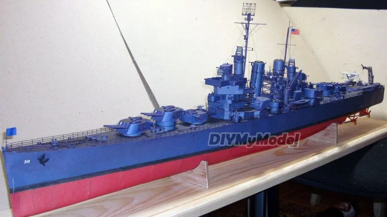 

DIYMyModeI Бруклинский класс линкор Елены круизер DIY Набор бумажных моделей ручной работы Пазлы ручной работы подарок реквизит для фильма