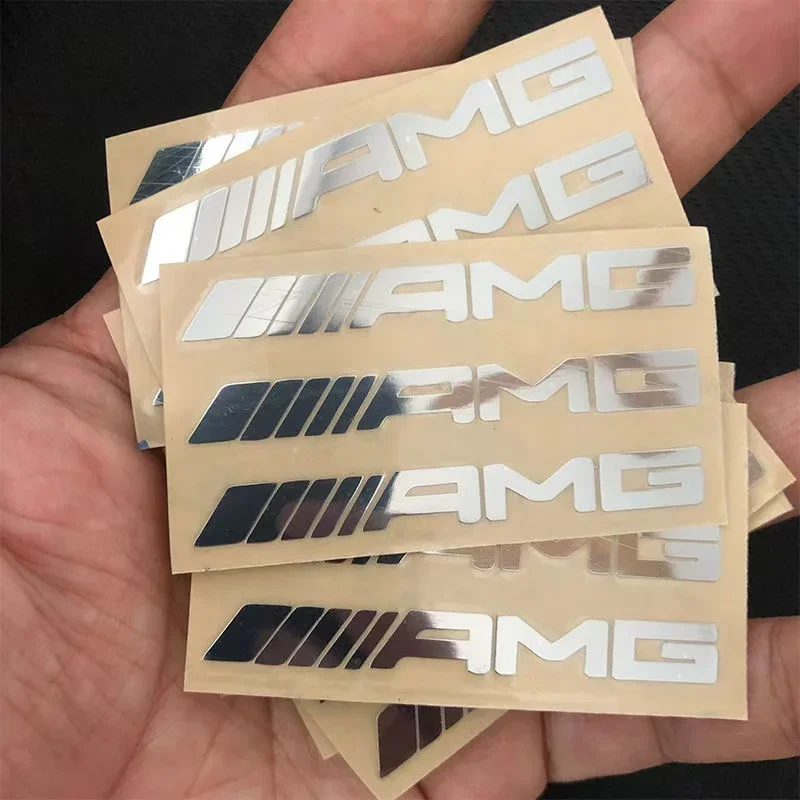 

4 шт. автомобильный логотип, металлическая эмблема кузова, наклейки на стеклоочистители, светоотражающие наклейки для Mercedes Benz AMG A B C D M S R Class W204 W203 W205 W222