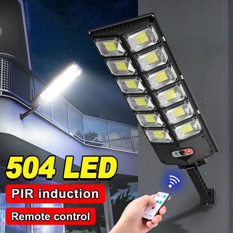 Солнечный свет для улицы 504 светодиодный пульт дистанционного управления