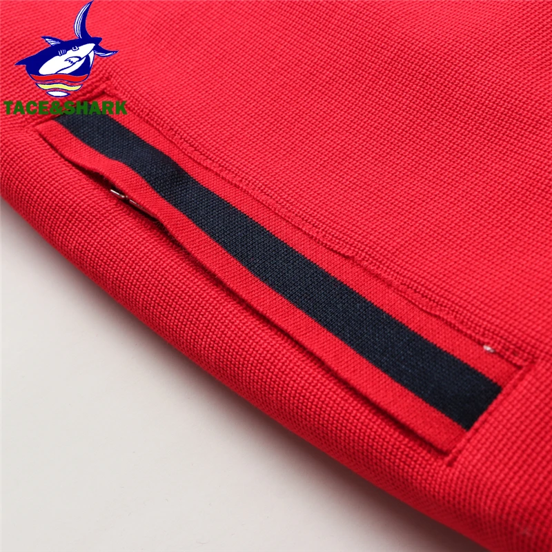 Куртка TACE &amp SHARK Мужская с вышивкой модная Повседневная Деловая спортивная