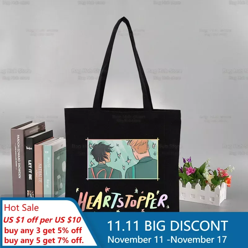 

Брезентовая сумка-шоппер с графическим принтом в стиле «Харадзюку»