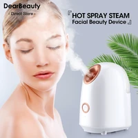 nano mist hot sprayer face steamer 150ml water tank facial humidifier nebulizer gentle deep cleanser spa hydrating whitening