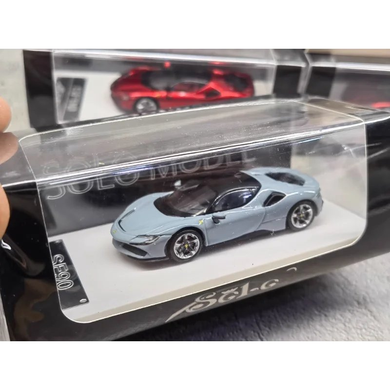 Коллекционная модель автомобиля Ferrari SF90 Hardtop Convertible из литого металла в масштабе 1:64, игрушка, подарок, сувенир, для демонстрации (art.: 3920dbde6baed) - 3920dbde6baed