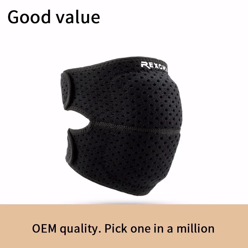 

REXCHI Outdoor sports knee pads, running compression, breathable, cycling, climbing foot basket row EVA thick pad protection