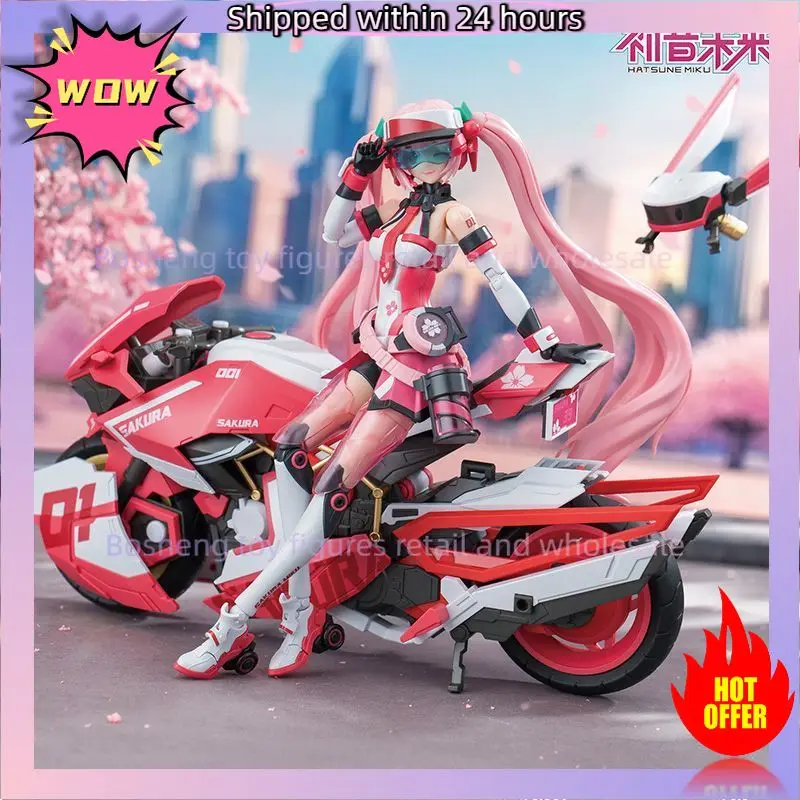 В наличии: SOSKILL Hatsune Miku Sakura Miku Locomotive Mobile Suit Girl Assembly Ver. Коллекционная аниме-фигурка 16 см (art.: 3920d7ffb141e) - 3920d7ffb141e