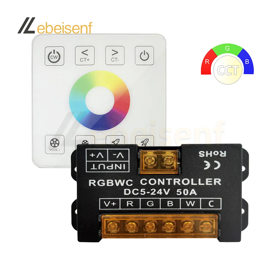 

Беспроводной RGBWC контроллер Lebeisenf для светодиодных лент